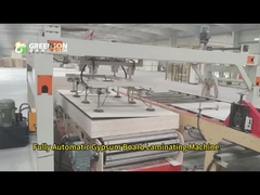 Máquina de laminação de telhados de placas de gesso totalmente automática e eficiente