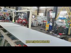 Máquina laminadora de placas de gesso cartonado de dupla face