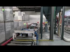 Linha de produção de revestimento de placas de gesso totalmente automática
