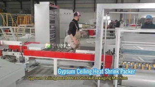 Empacotador termorretrátil de teto de gesso