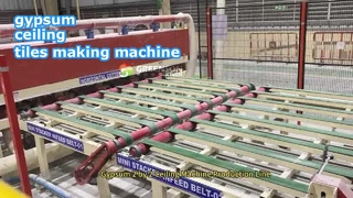 Como usar a linha de produção de máquinas de teto de gesso 2 por 2?
