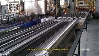 linha de produção de cornija de gesso de alta capacidade