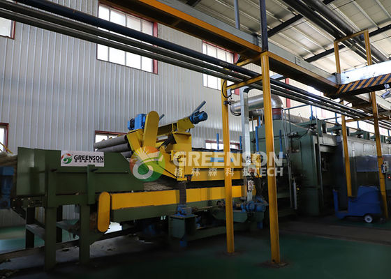 Bom preço. Linha de produção automática de placas de lã mineral de corte de serra com curado a alta temperatura e pressão e potência total de 200-300 KW on-line