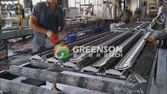 Bom preço. Linha de produção de corniça de gesso totalmente automática on-line