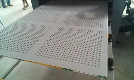 Bom preço. Máquina de revestimento de telhados de placas de gesso perfurado para pequenas empresas on-line