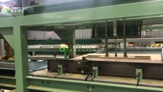 Bom preço. Linha de Produção de Painéis de Lã de Rocha de 2,4m com Largura de Placa de 1200-2400mm, Controle PLC e Densidade da Matéria-Prima de 80-200kg/m3 on-line