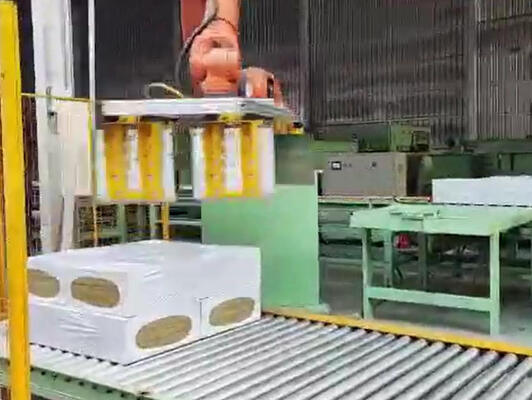Bom preço. Linha de Produção de Lã de Rocha Curada em Alta Temperatura Controlada por CLP com Densidade de Matéria-Prima de 80-200kg/m³ para Painel de Lã Mineral on-line
