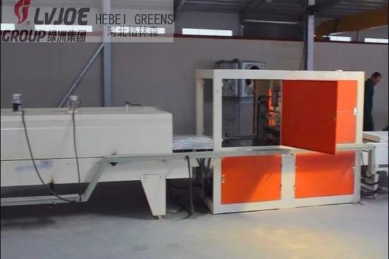 Bom preço. 15 m/min Velocidade de produção Máquina de placas de gesso totalmente automatizada on-line