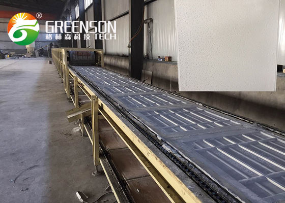 Bom preço. O tipo econômico teto da gipsita telha a máquina da fabricação para o material da decoração on-line