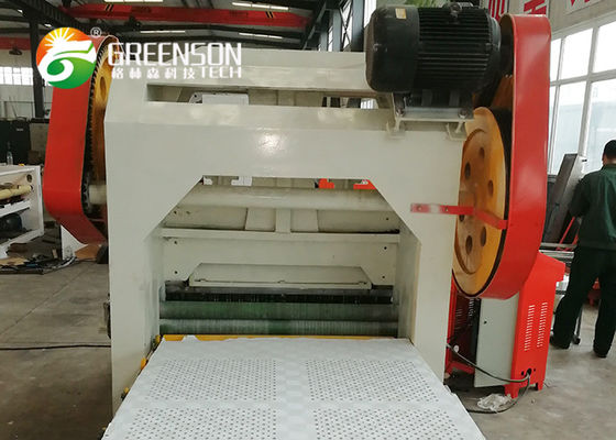Telha automática completa do teto da gipsita da máquina redonda da perfuração da folha do furo que faz a máquina