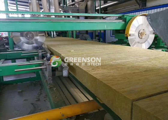 Linha automática de produção de lã de rocha Máquinas de produção de placas de lã mineral