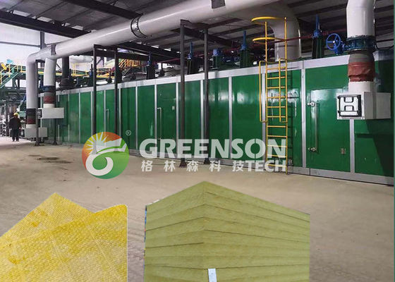 Processos de fusão por lotes Linha de produção de lã mineral 380v/50hz Fornecimento de energia Opções personalizáveis