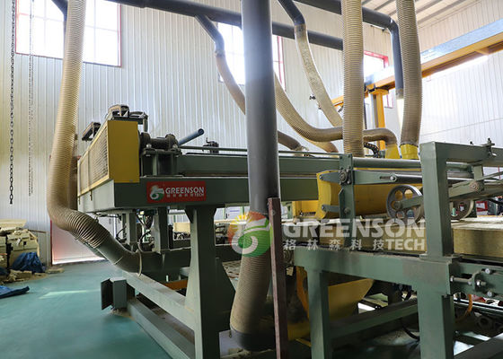 Máquinas automáticas de processo controladas por PLC para produção de lã mineral