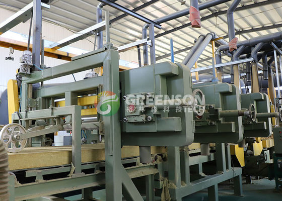 Máquina de fabricação de basalto de lã de pedra Linha de produção de painéis de lã de rocha com tensão personalizada