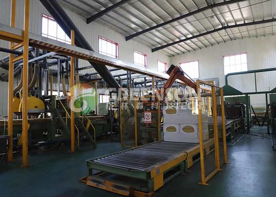 Equipamento totalmente automático Painel mineral Equipamento de linha de produção de lã de rocha