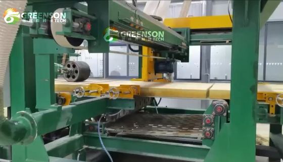 Bom preço. Linha de produção de painéis de lã de rocha para fabricação de materiais de construção on-line