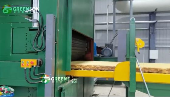 Máquina de fabricação de painéis de lã de rocha com forno de fusão de cupola de gás natural