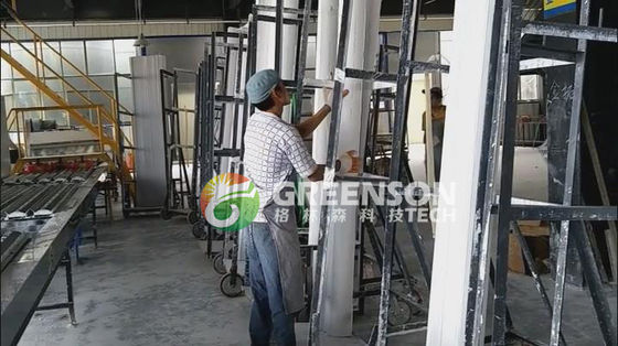 Material de construção Cornice de gesso de gesso Máquinas de linha de produção 42-150 M Para alta capacidade de produção