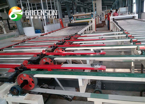 Máquina de fabricação de placas de gesso de pequeno porte Máquina de fabricação de placas de gesso de PVC