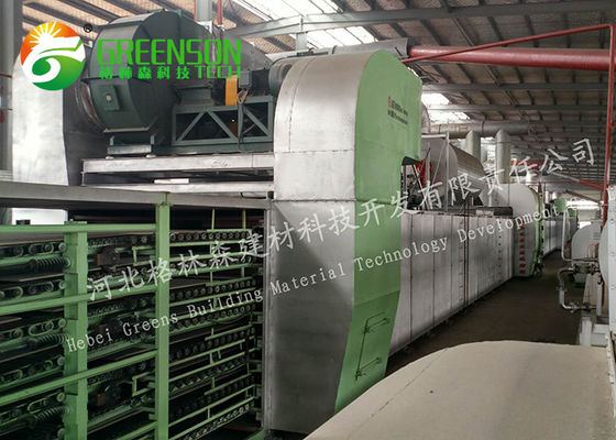 Linha de produção da placa de lãs minerais de estrutura simples com cinco processos principais