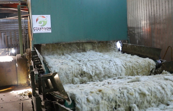 Bom preço. Feito na China, Linha de Produção de Lã de Lã de Lã de Lã Rocha Totalmente Automática on-line