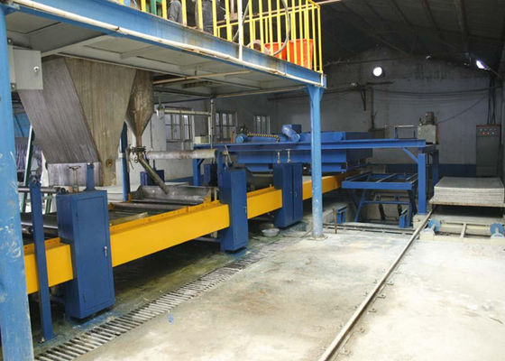 Bom preço. Linha de produção à prova de fogo do painel de parede do sanduíche de Sticked da placa do MGO do alto densidade on-line
