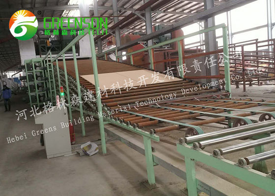 Linha de produção da placa de lãs minerais do Drywall para o painel da separação do fogo