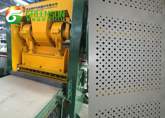 Bom preço. Máquina de perfuração hidráulica automática completa do furo da placa de gipsita da máquina da perfuração da folha on-line