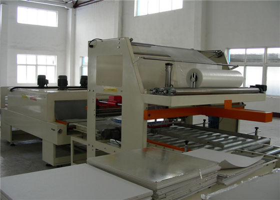 Máquina totalmente automático da laminação da placa de gipsita, maquinaria do material da borda de borda da placa