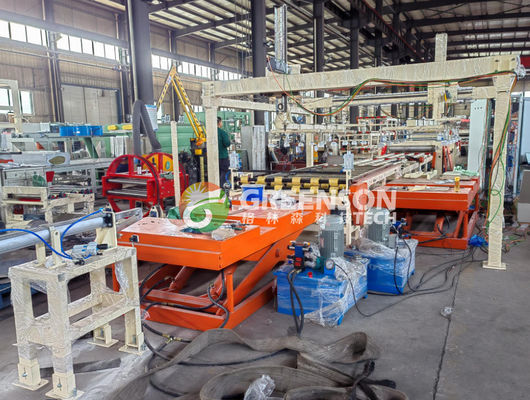 Bom preço. Fully Automatic Lamination Machine for PVC Film Gypsum Board with 380V 50HZ Voltage and 2-6 Million Square Meters Capacity on-line