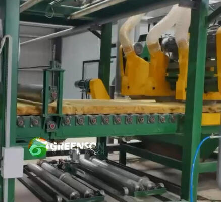 Bom preço. Linha de produção de lã de rocha personalizada com controle PLC 1,2 metros de largura e cúpula de gás natural para fabricação de placas de lã mineral on-line