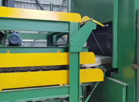 Bom preço. Linha de Produção de Lã de Rocha Controlada por PLC com Cura a Alta Temperatura para Placas de Lã de Basalto de 80-200kg/m3 on-line