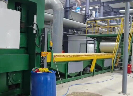 Bom preço. Linha de produção máquina da placa 600x1200mm de lãs de rocha da produção do painel 600x1200mm de lãs minerais on-line