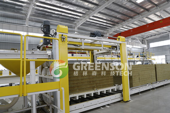 Fully Automatic Customizable Stone Wool Sandwich Panel Making Machine Easy To Operate