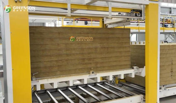 Bom preço. Projeto de linha de produção de painel sanduíche de lã de rocha pronto para uso on-line