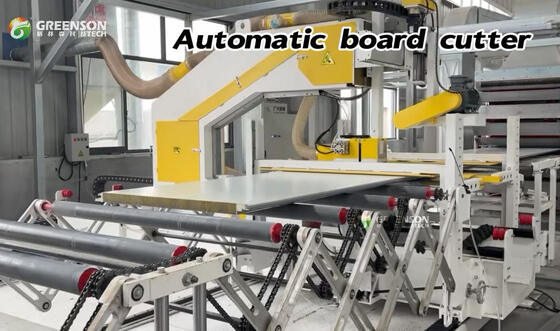 Linha de produção totalmente automático máquina do painel de sanduíche do plutônio com potência 300kw e velocidade de produção ajustável de 3-10m