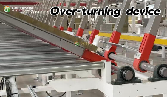 Linha de produção totalmente automática de painéis de sandes de lã de rocha de alta capacidade e velocidade ajustável para telhado e parede