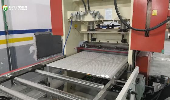 Bom preço. Máquina de perfuração de painel de som de grau industrial com pressão de perfuração de 160 kg, automática de alto grau e vários tipos de furo on-line