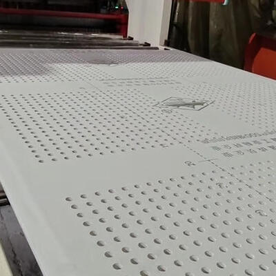 Máquina para produção de telha de teto suspensa de escritório, máquina perfuradora de teto direto da fábrica