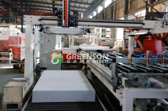 High Efficiency Dust Free Cutting Gypsum Board Slitting Machine For 100mm Wide Slats