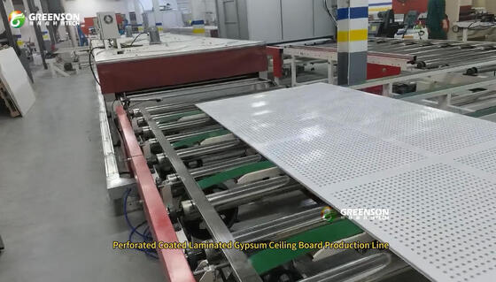 Planta de produção da pintura por pulverizador da placa de gesso da eficiência elevada