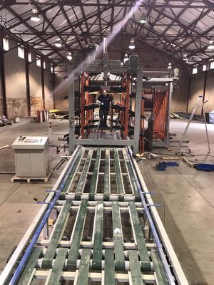 Bom preço. Linha de produção à prova de fogo automática da placa do óxido de magnésio on-line