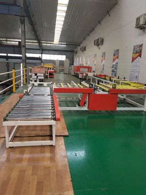 Linha de estratificação linha de produção automática velocidade do PVC da placa de gipsita de 15m/Min