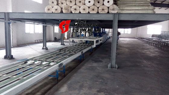 Da máquina totalmente automático da laminação do material de construção linha de produção Dustless da placa do Mgo