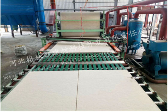 Bom preço. Linha de produção mineral de grande resistência certificação da placa do teto da fibra do CE do ISO on-line